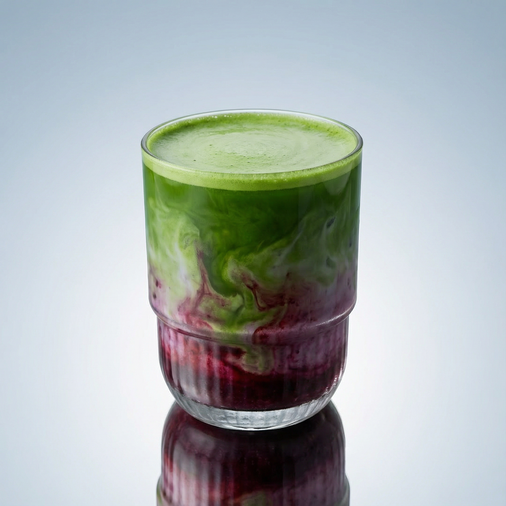 Blueberry Thyme Matcha Infusion