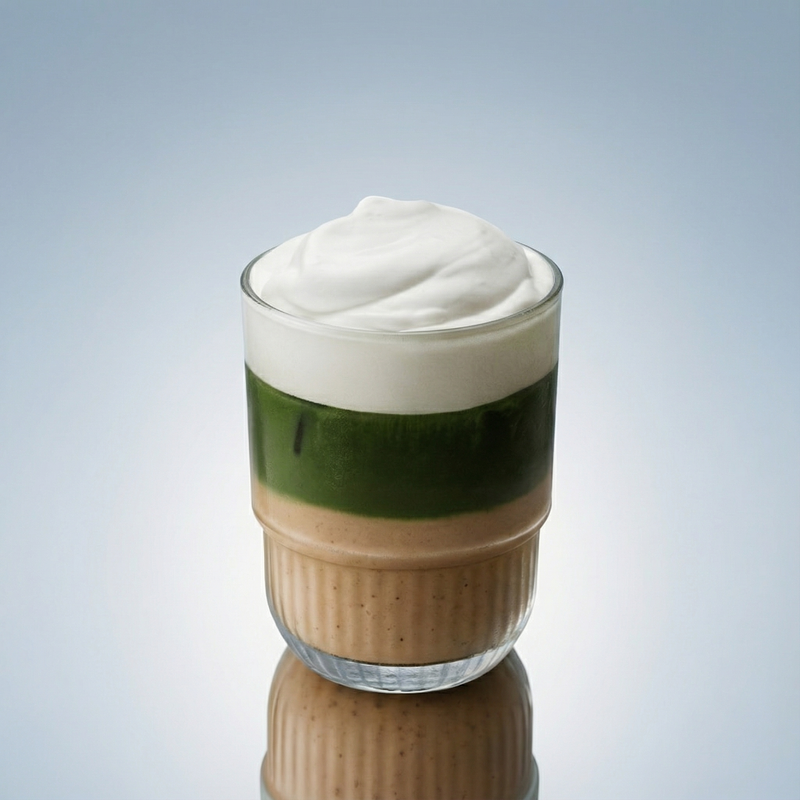 Carrot Cake Matcha Latte