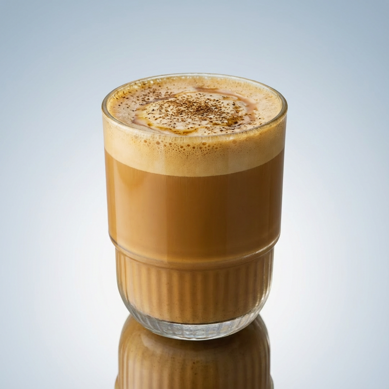 Chestnut Hojicha Cream Latte