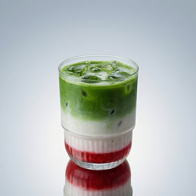 Cranberry Sage Matcha Shrub