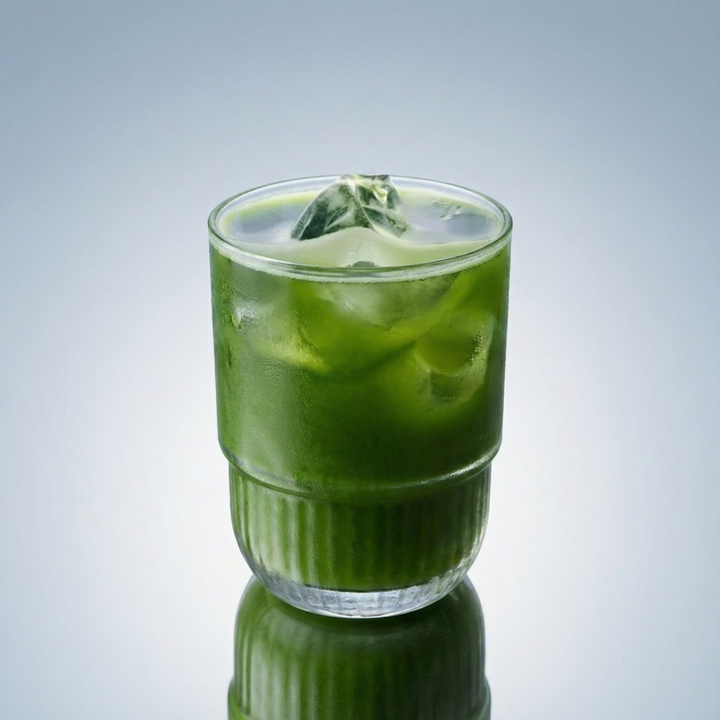 Elderflower Pear Matcha Tonic