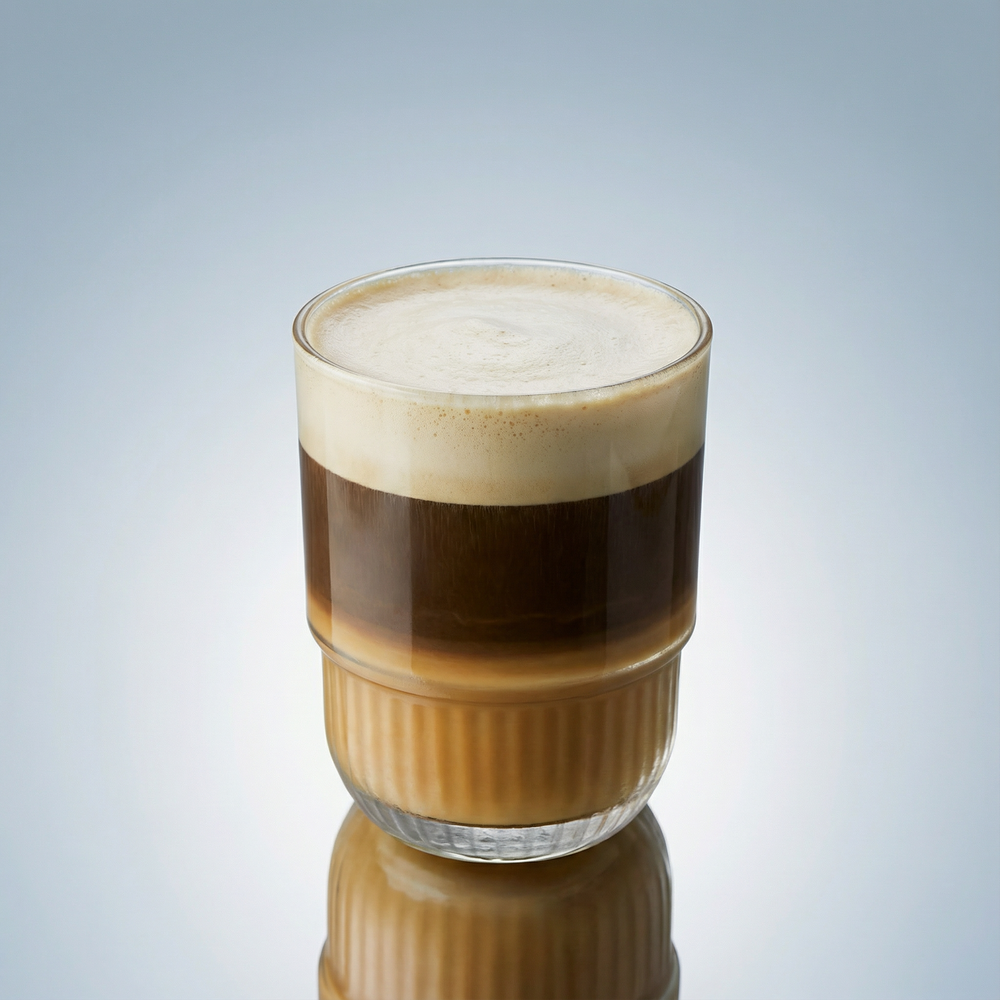 Salty Banana Caramel Hojicha Latte
