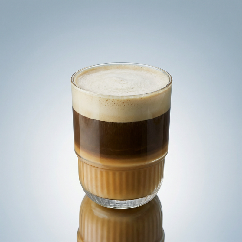 Salty Banana Caramel Hojicha Latte